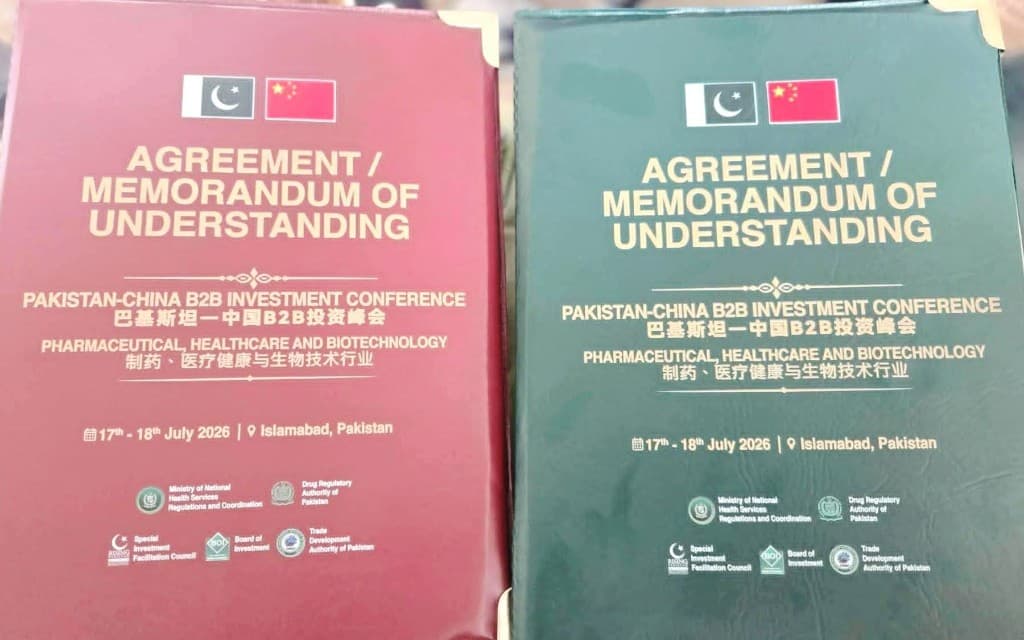 Agreement / MoU folders — Pakistan–China B2B Conference