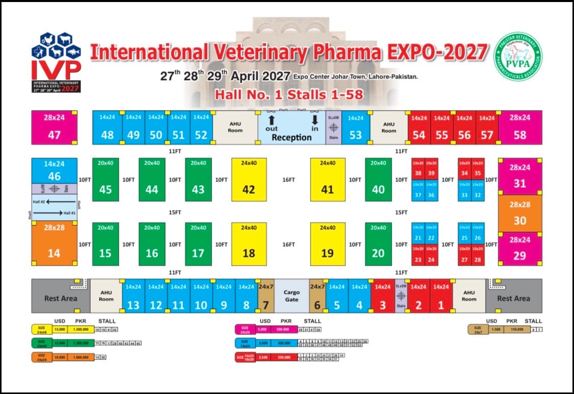IVP Expo 2027 Hall 1 floor plan