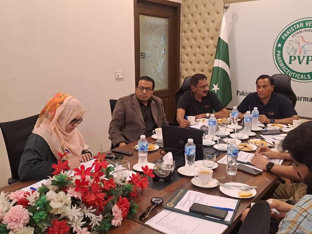 PVPA meeting at PVPA Office, Lahore, on 29 September 2026, chaired by Dr. Asim Mahmood Khan, on 2-D barcode and serialization requirements.