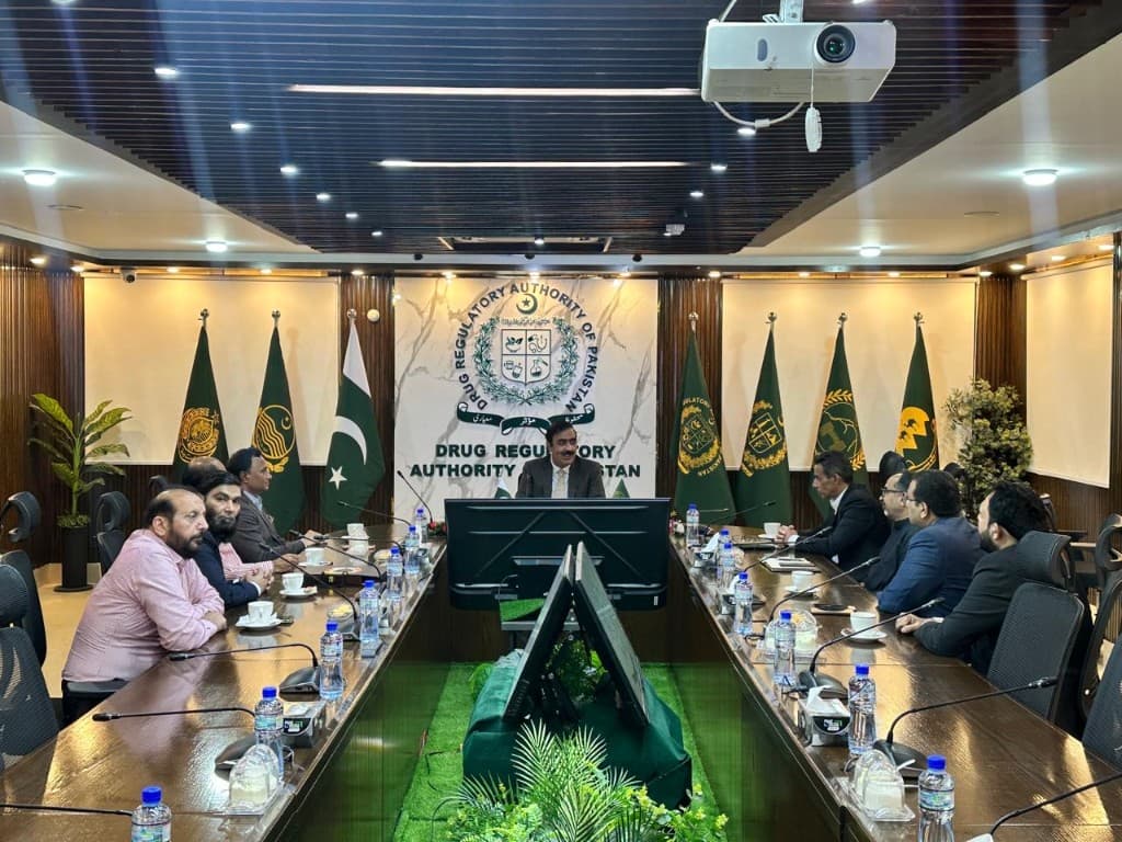 PVPA–DRAP leadership meeting at DRAP headquarters, Islamabad