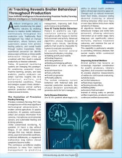 AI Tracking Reveals Broiler Behaviour Throughout Production